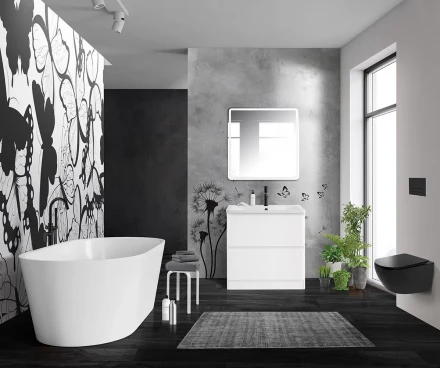 BelBagno ALBANO-600-2C-SO-RNG тумба с раковиной подвесная