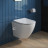 BelBagno Uno BB3105CHR-BS/SC Унитаз подвесной с сиденьем и креплением с функцией биде и смесителем