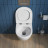 BelBagno Uno BB3105CHR-BS/SC Унитаз подвесной с сиденьем и креплением с функцией биде и смесителем