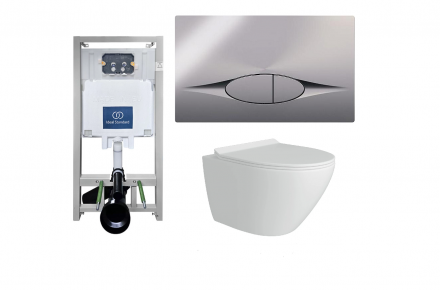Ideal Standard  R046367/JD  CET Инсталляция с подвесным унитазом T40112 