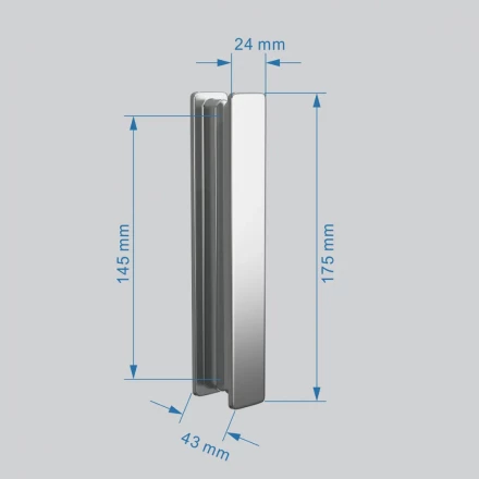 ABBER Komfort AG90120 душевая дверь