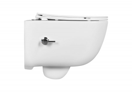 Aquatek Дива AQ2012B-00 Унитаз подвесной с биде и с сиденьем Soft Close
