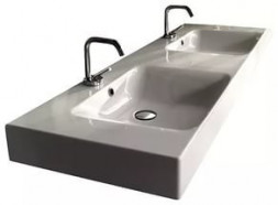 Kerasan Cento 3536 Раковина 140x45 двойная