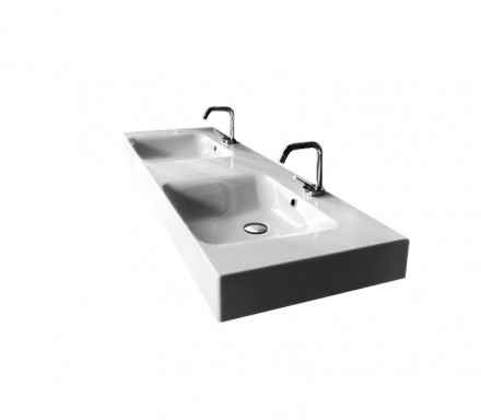 Kerasan Cento 3536 Раковина 140x45 двойная