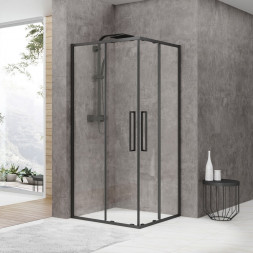 Black&amp;White S872-900 Black Душевой уголок 90x90
