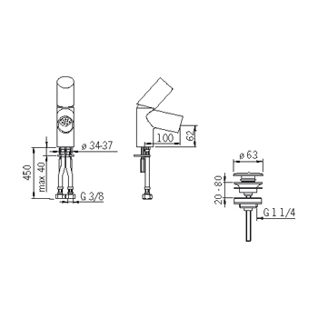 Oras Alessi Dot 8610F смеситель для раковины