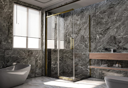 Veconi Premium Trento PTC40-SP-12090-G-01-C4 душевой угол