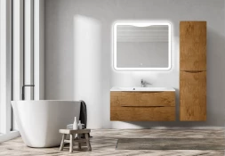 BelBagno MARINO-CER-800-2C-SO-BRDL-P тумба с раковиной подвесная