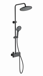 Wonzon &amp; Woghand Muse WW-B3110-MB Душевая система с термостатом черный матовый