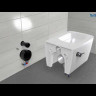 BelBagno Duo BB3103CHR-BS/SC Унитаз подвесной с сиденьем и креплением с функцией биде и смесителем