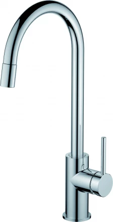 Wonzon &amp; Woghand WW-422902-CR Смеситель для кухни с выдвижным изливом брашированный никель