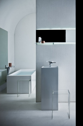 Laufen Kartell 8.1133.1.000.111.1 раковина свободностоящая со скрытым сливом