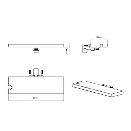 Vincea Inspire VSFW-3I21T1RMB Душевой комплект