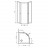 Radaway Classic A 80x80 Душевой угол стекло фабрик