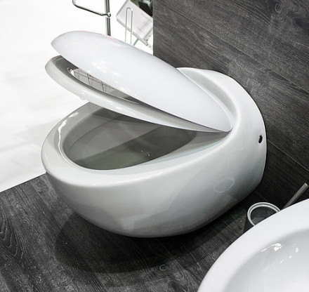 Унитаз подвесной Sanita Luxe Ringo с сиденьем из дюропласта c системой soft close