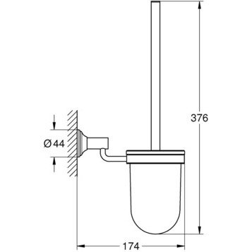 Grohe Essentials Authentic 40658001 Ёршик