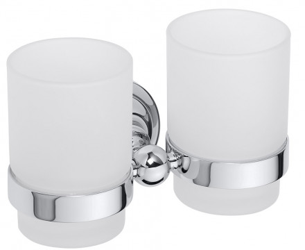 Bemeta Retro Chrome 144310022 Держатель зубных щеток, стакан двойной