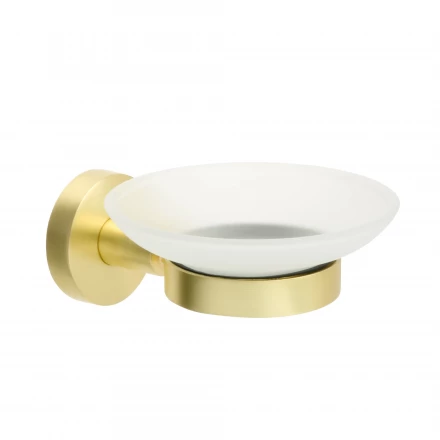Fixsen Comfort Gold FX-87008 Мыльница стекло золото-сатин