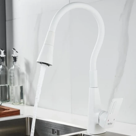 Raffine F313C-1 Смеситель для кухни с гибким изливом