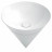 Kerama Marazzi Cono 44 раковина встаиваемая сверху, белая глянцевая
