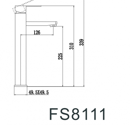 Fmark FS8111 смеситель для умывальника
