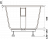 Bas Афина 180x80 Ванна из искусственного камня