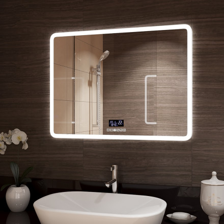 Континент Demure LED 800x600 зеркало с многофункциональной панелью