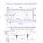 Delice Repos DLR 220507-AS Ванна чугунная 150х70 с противоскользящим покрытием