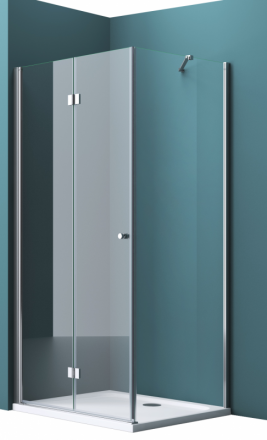 Belbagno ALBANO-ASH-1-100/90-C-Cr душевой угол стекло прозрачное