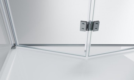 Belbagno ALBANO-ASH-1-100/90-C-Cr душевой угол стекло прозрачное