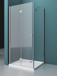 Belbagno ALBANO-ASH-1-100/90-C-Cr душевой угол стекло прозрачное
