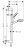 Hansgrohe Croma 1jet 26533400 Душевой гарнитур 65 см