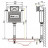 AlcaPlast Basicmodul A112 Бачок для унитаза для замуровывания в стену