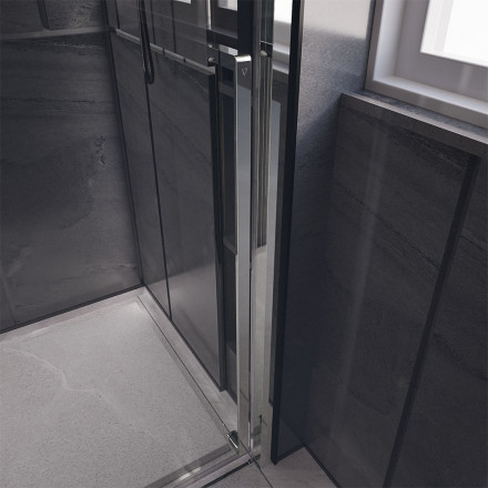 Veconi Premium Trento PTC30-SP-15090-CH-01-C4 душевой угол