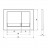 Veconi Square VFS001WH Кнопка смыва
