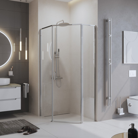 BelBagno UNO-195-PH-1-100/80-C-Cr душевой уголок