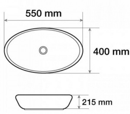 CeramaLux 316 раковина 56.5