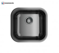 Omoikiri Omi 44-GM мойка 415x445 вороненая сталь