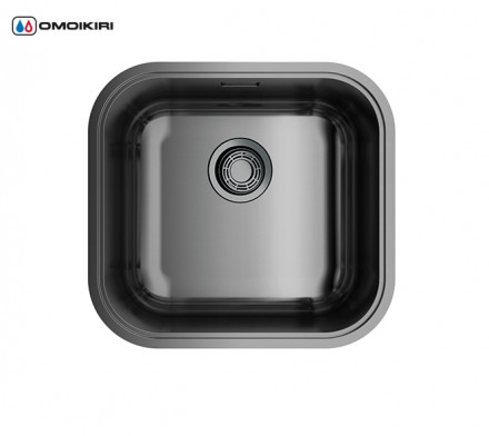 Omoikiri Omi 44-GM мойка 415x445 вороненая сталь