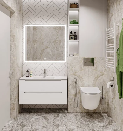 BelBagno KRAFT-600-2C-SO-RNN тумба с раковиной подвесная