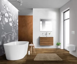 BelBagno AURORA-900-2C-SO-BL тумба с раковиной подвесная