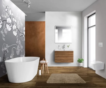 BelBagno AURORA-900-2C-SO-BL тумба с раковиной подвесная