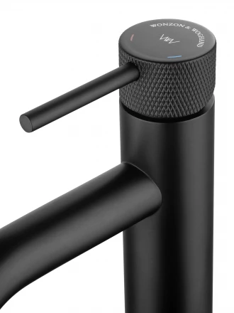 Wonzon &amp; Woghand WW-H1061-MB Смеситель для раковины черный матовый
