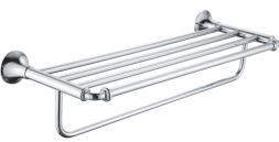 Rose RG1208 Полка для полотенца металлическая хром