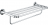 Rose RG1208 Полка для полотенца металлическая хром