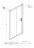 Ambassador Forsa 17022220ABB-90ABB Душевой уголок 140х90 см, профиль черный, стекло тонированное, пр