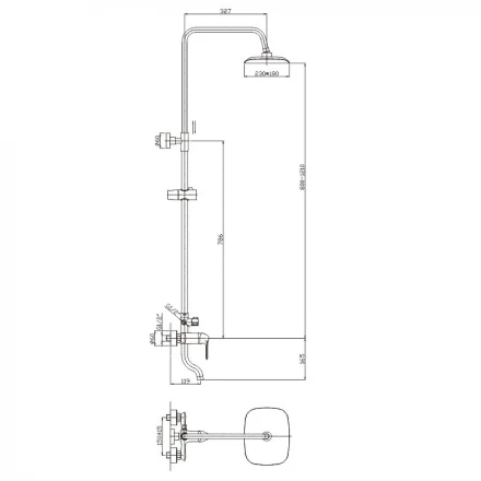 Haiba HB2405 Душевая система