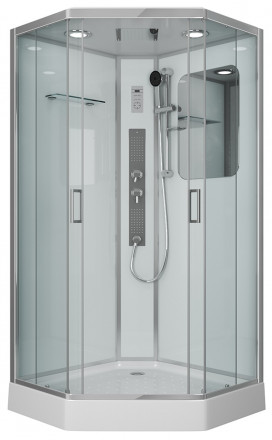 Niagara NG-6001-GD 90х90 душевая кабина низкий поддон