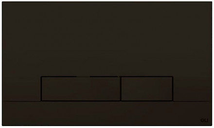 Oli Narrow Pure 148303 кнопка смыва черный Soft touch