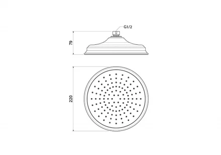 AQUATEK КЛАССИК AQ2088CR верхний душ